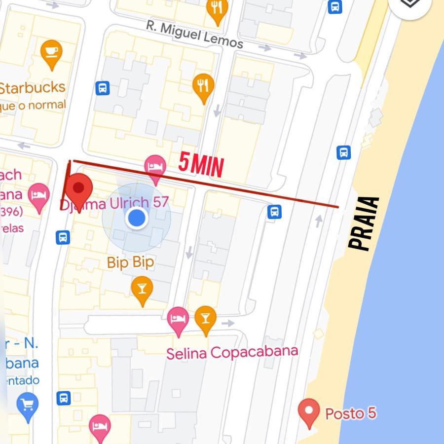 Апартаменты Lindo Apartamento Mobiliado, Uma Quadra Da Praia! Рио-де-Жанейро Экстерьер фото